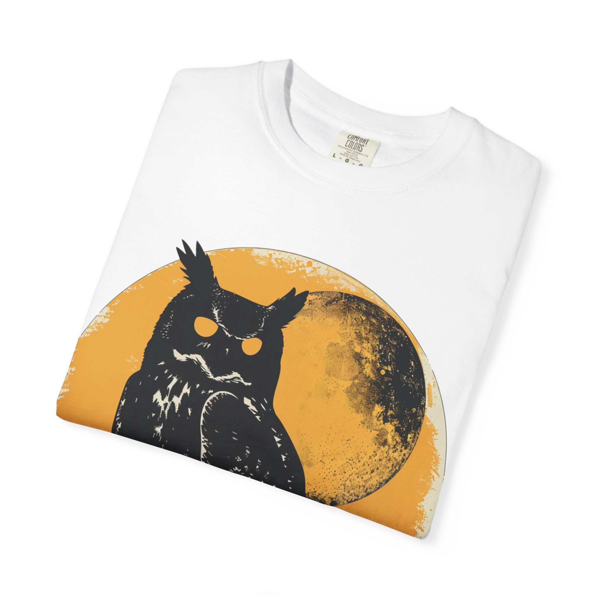 Moonlit Sentinel – Full Front Graphic Tee - Image 3