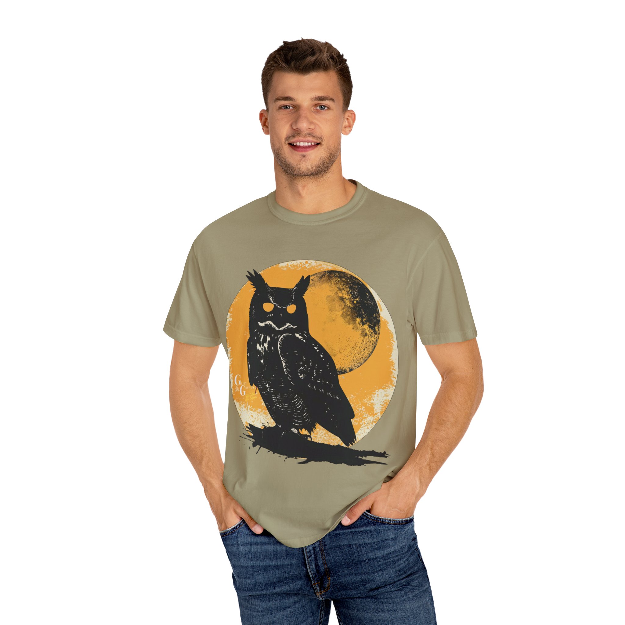 Moonlit Sentinel – Full Front Graphic Tee - Image 16